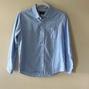 Children’s Place Boys Dress Shirt, Size 14, Color Blue